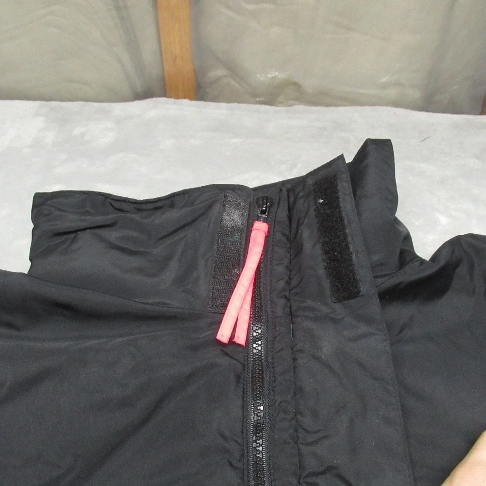 Columbia Ski Jacket Mens Large Black Whirlibird Radial Sleeve Full‎ Zip 90s VTG